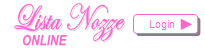 Login futuri Sposi Lista Nozze online di Kristall Boutique